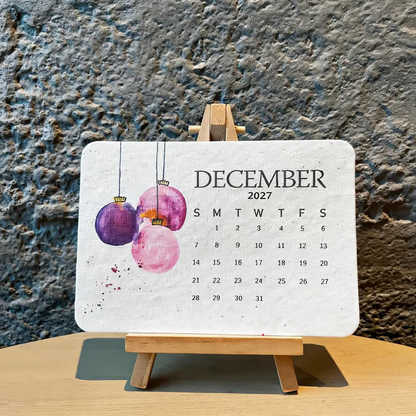 🌱2027 Timeless Seed Calendar｜Eco-Friendly Plantable Calendar 🌱 Plan • Plant • Grow • Enjoy