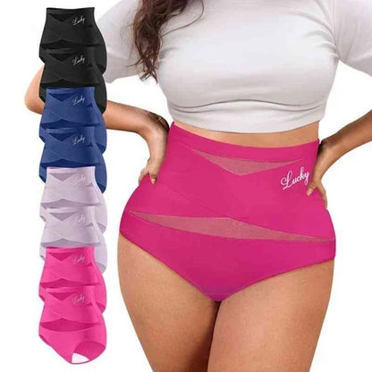 ✨LAST DAY BUY 1 GET 1 FREE✨Plus-Size High-Waist Cross Tummy Control Panties