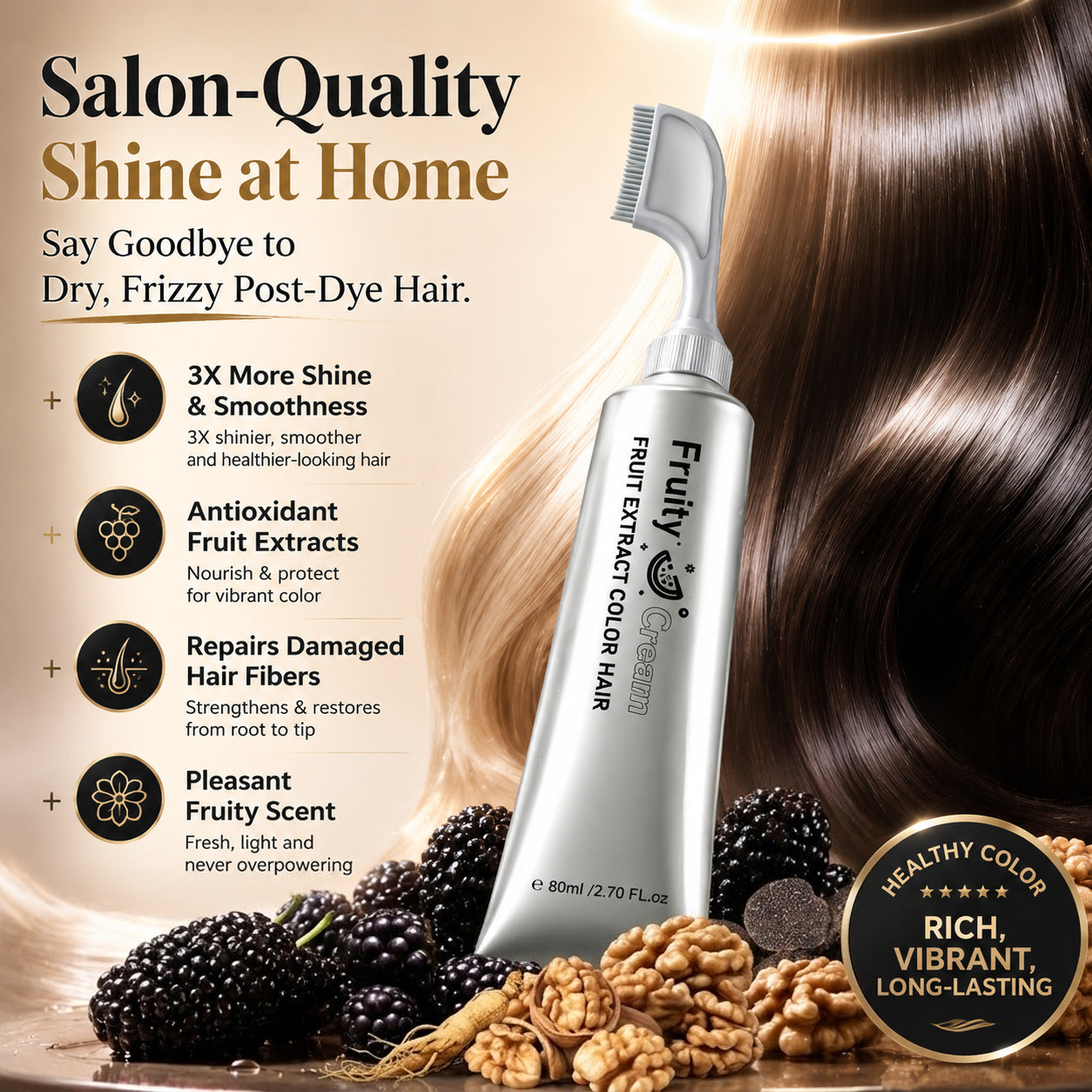 📢📢BUY 2 GET 1 FREE !! ⏰Vibrant, Long-Lasting Hair Color (With ZERO Damage!) ✨
