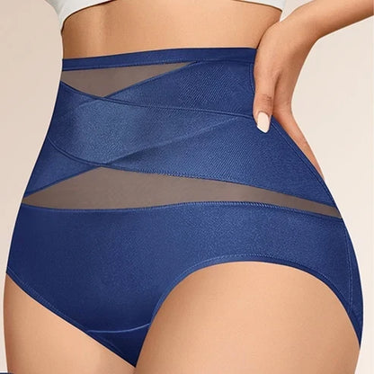 ✨LAST DAY BUY 1 GET 1 FREE✨Plus-Size High-Waist Cross Tummy Control Panties